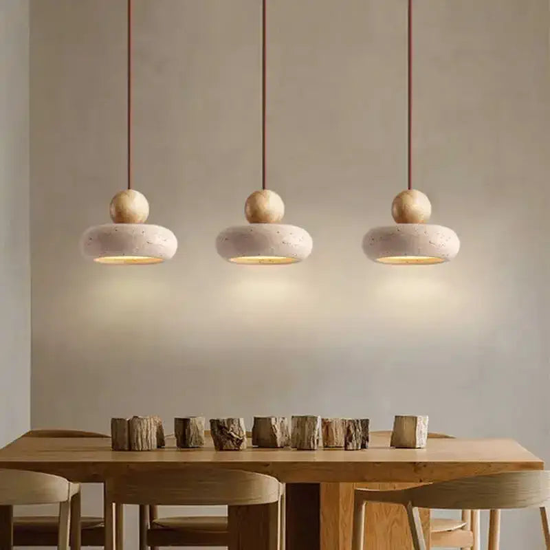 Luminária Pendente Vintage Ágata Moderna Mármore CAZANE