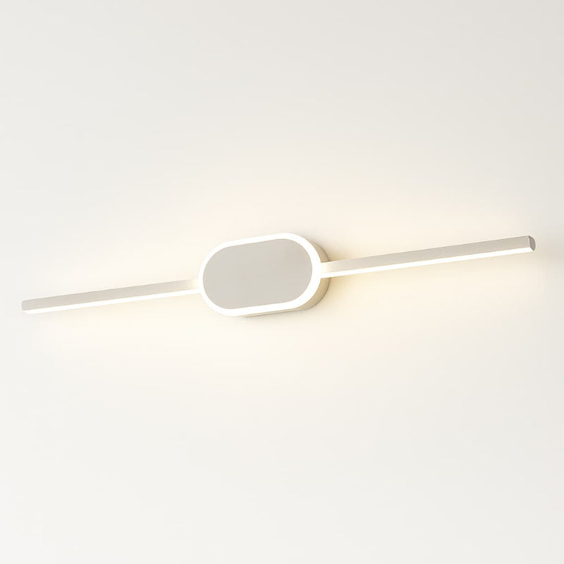 Luminária de Parede Bastão Elegance LED Moderna Alumínio Branco CAZANE