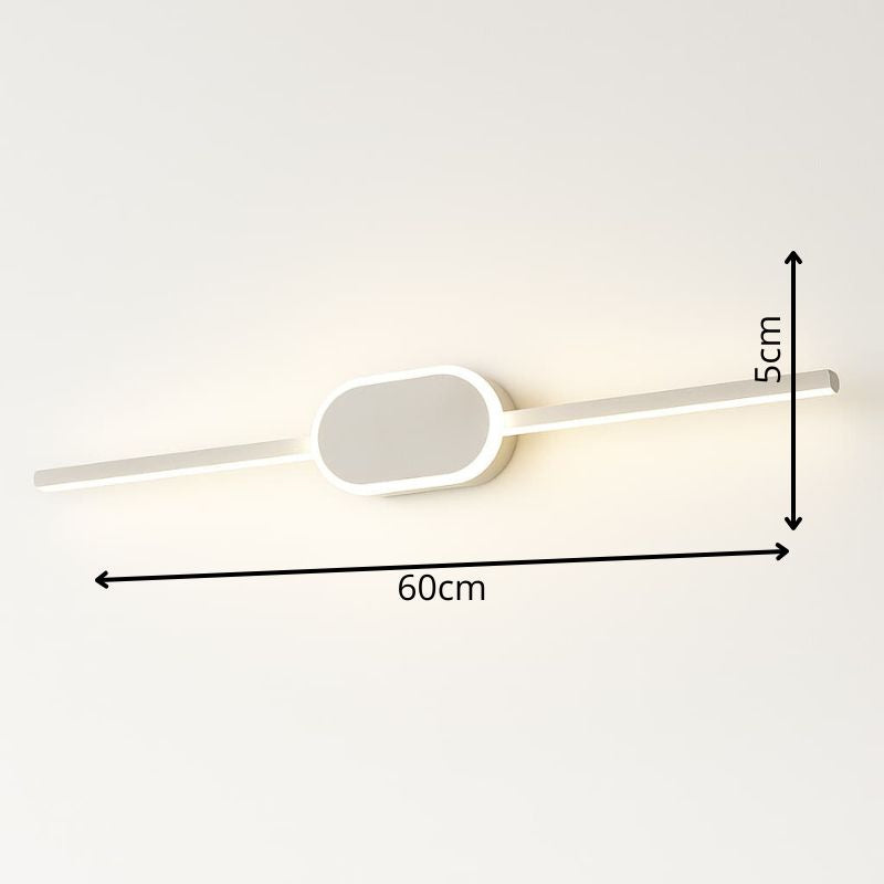 Luminária de Parede Bastão Elegance LED Moderna Alumínio Branco CAZANE