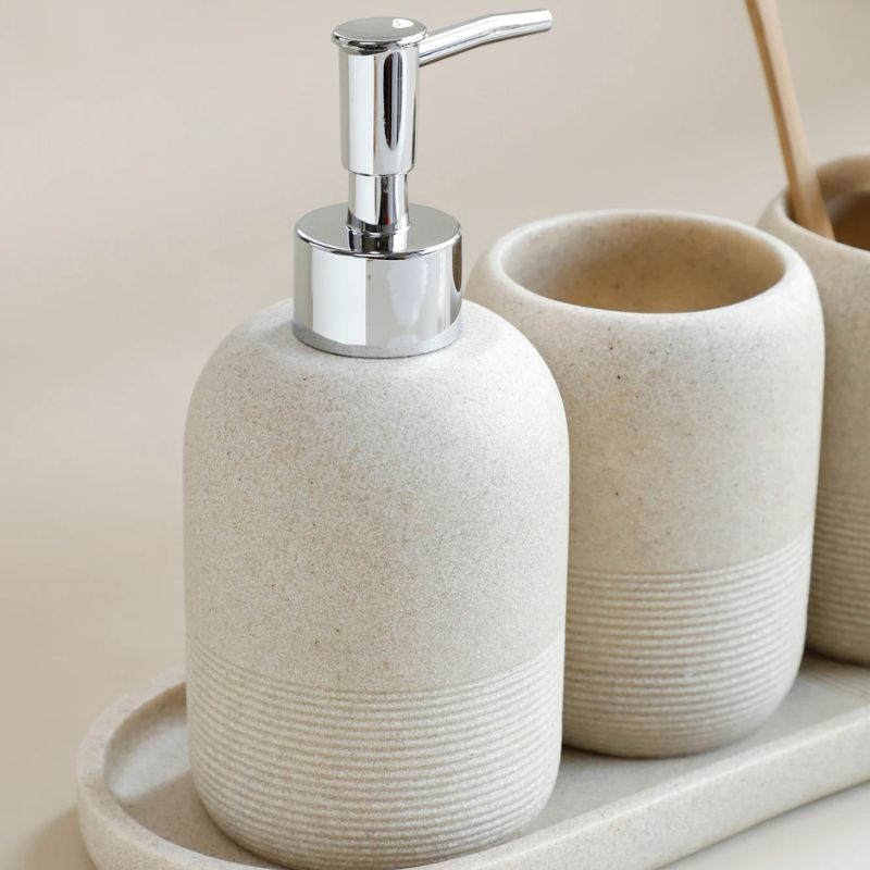 Kir para Banheiro Lavabo de Luxo Pedra Granito Beje