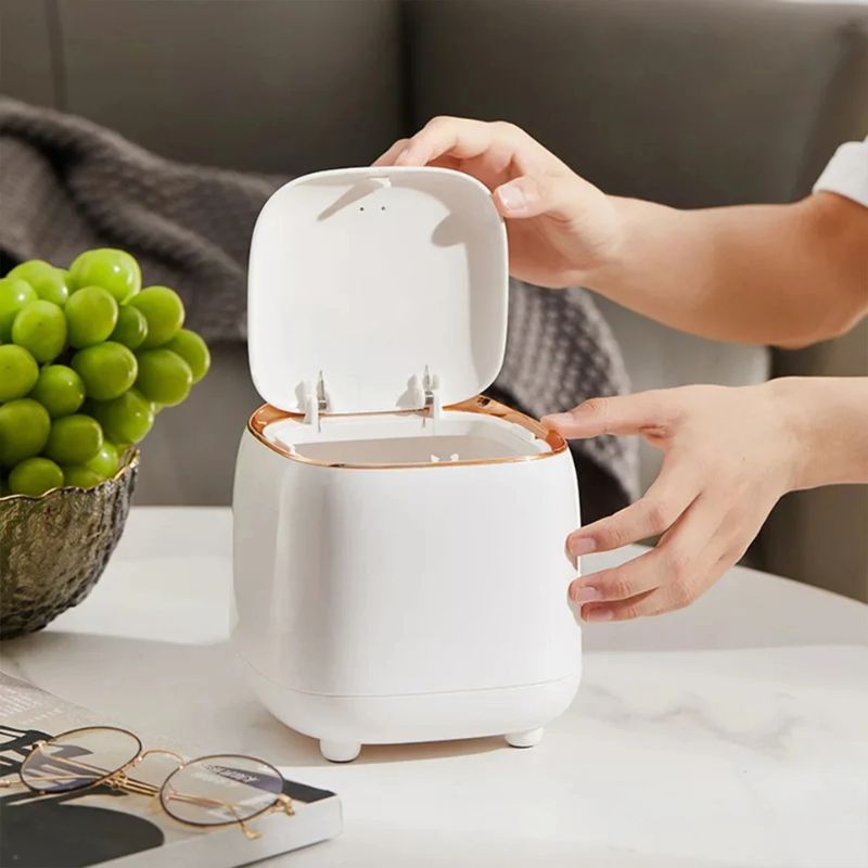 Lixeira de Pia e Mesa Moderna de Luxo