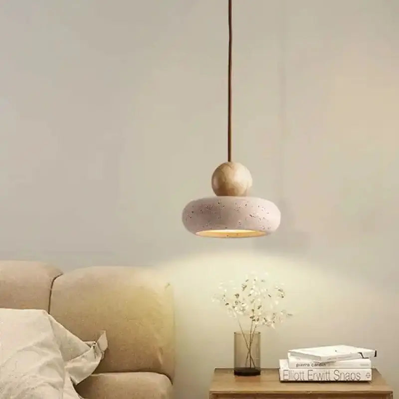 Luminária Pendente Vintage Ágata Moderna Mármore CAZANE