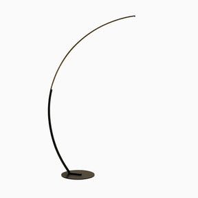 Luminária de Chão LED Nórdica RGB Moderna Preta Alumínio CAZANE