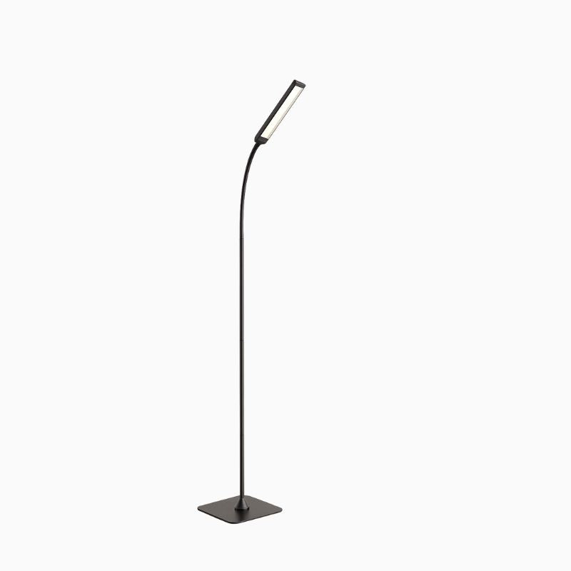 Luminária de Chão LED Regulável, com controle remoto, temporizador, Moderno Preto CAZANE