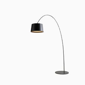 Luminária de Chão Nórdico Minimalista Moderna Preta CAZANE