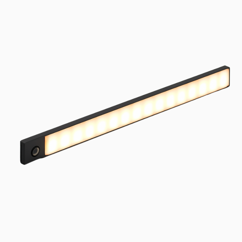 Luminária de Cozinha LED com sensor de Movimento, Recarregável por USB MODERNO Preto CAZANE