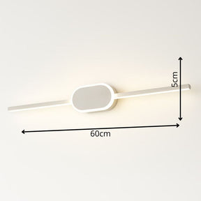 Luminária de Parede Bastão Elegance LED Moderna Alumínio Branco CAZANE