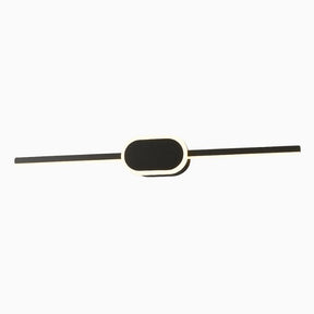 Luminária de Parede Bastão Elegance LED Moderna Alumínio Preta CAZANE