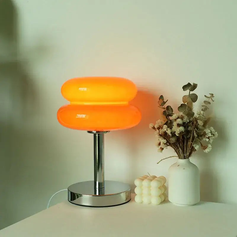 Luminária de Quarto com Vidro Macaron Moderno Alumínio CAZANE