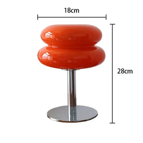 Luminária de Quarto com Vidro Macaron Moderno Alumínio CAZANE
