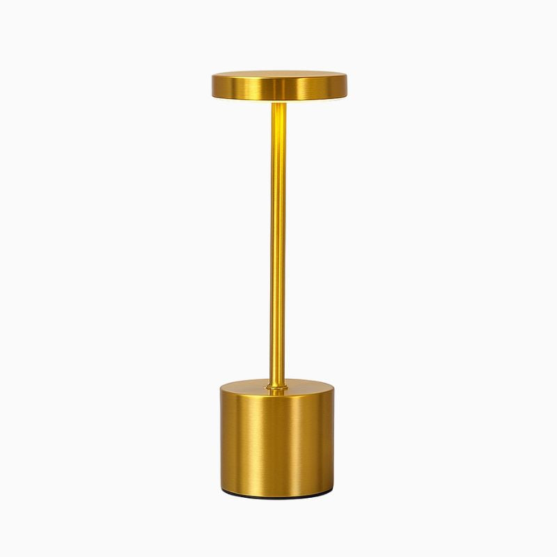 Luminária de Quarto Torre LED Moderna Alumínio Dourado CAZANE