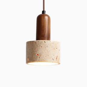 Luminária Pendente Vintage Mármore Bege Moderna CAZANE
