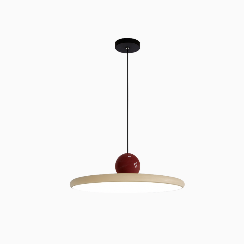 Luminária Pendente Vintage Retro Metal Bege Moderno CAZANE